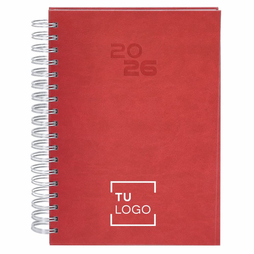 Agenda diaria B5 con anillas
